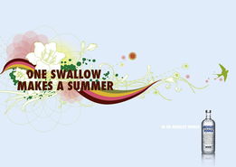 纯粹之境 绝对伏特加平面广告的艺术匠心